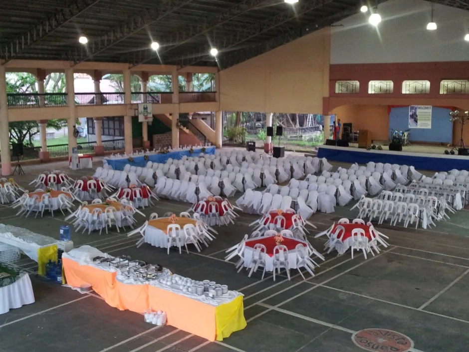 Large covered function hall
