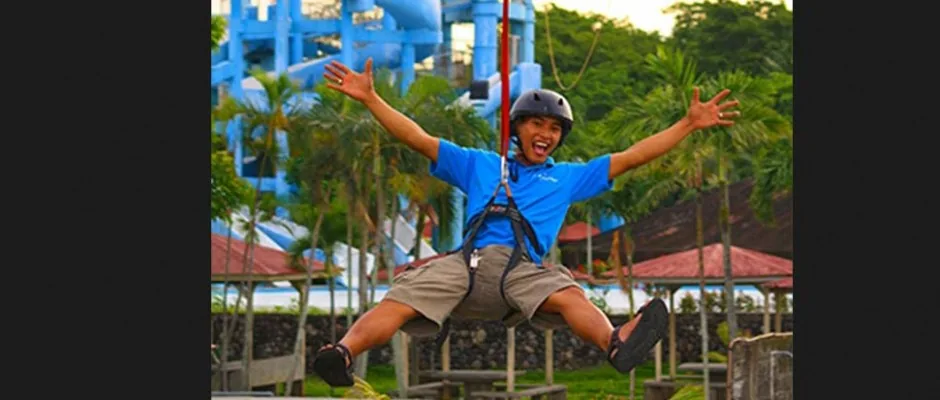 Historic zip line